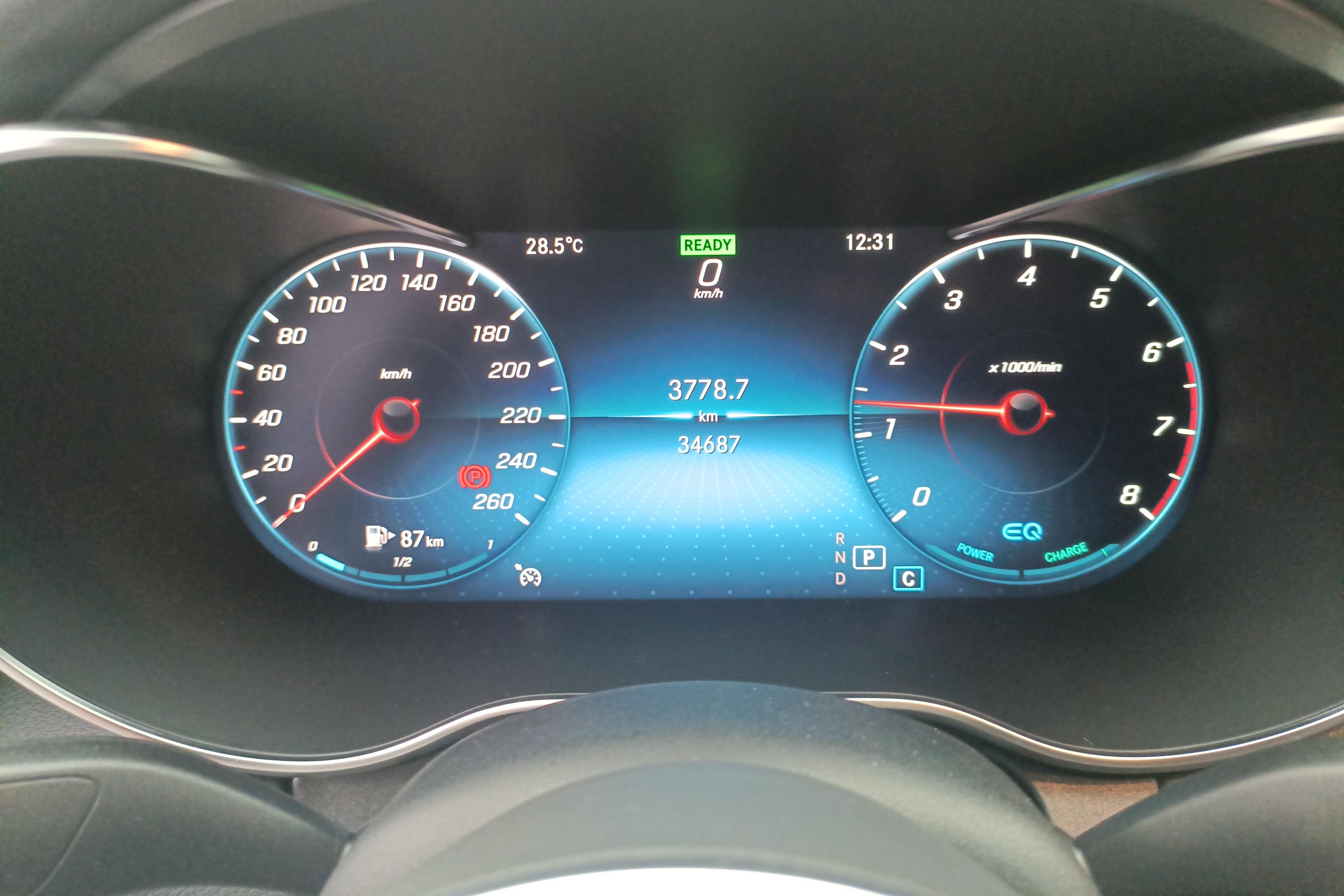 奔驰C级 C260L 2019款 1.5T 自动 运动版改款 (国Ⅵ) 