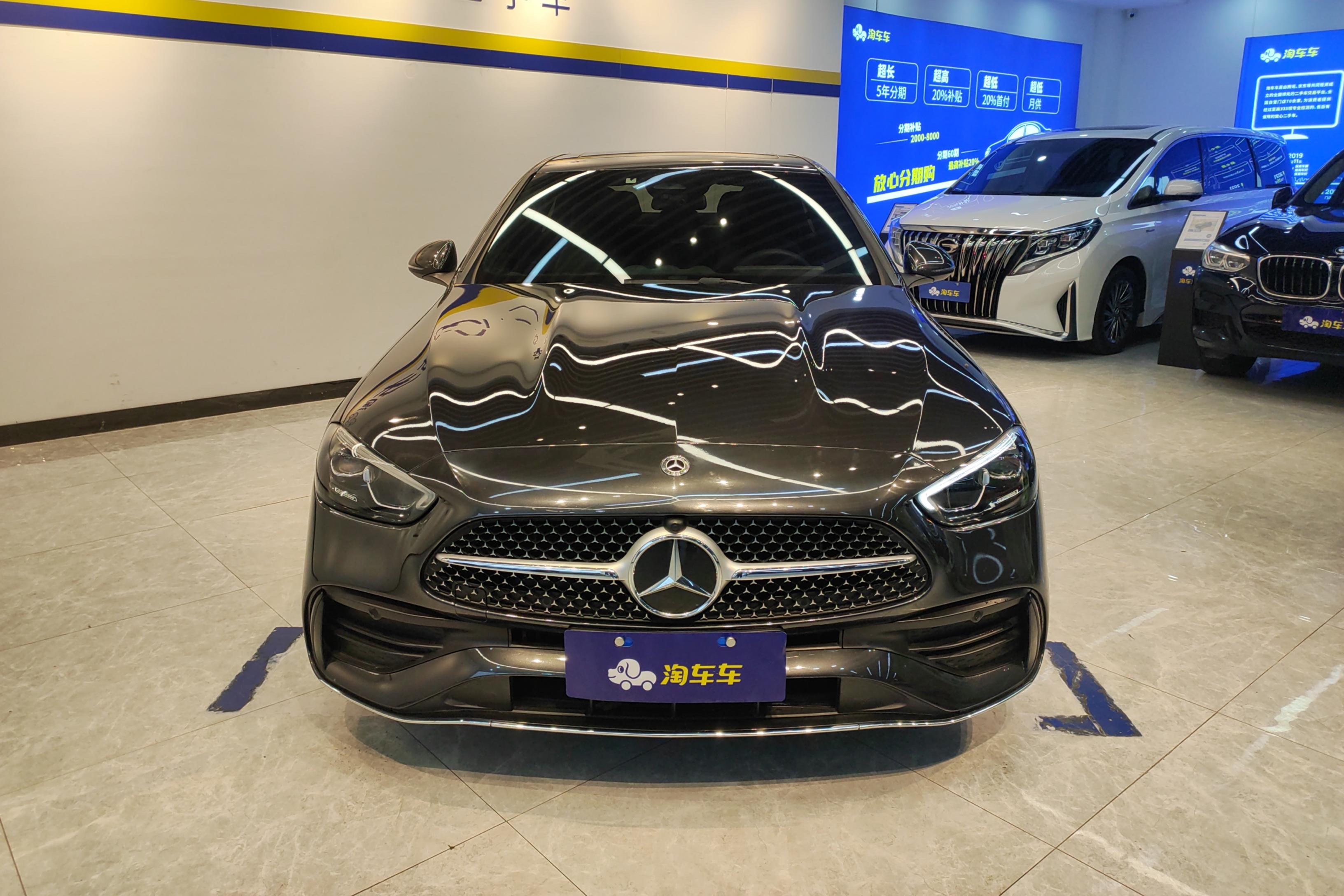 【昆明二手奔驰C级】奔驰C级 C200L 2022款 1.5T 自动 运动版