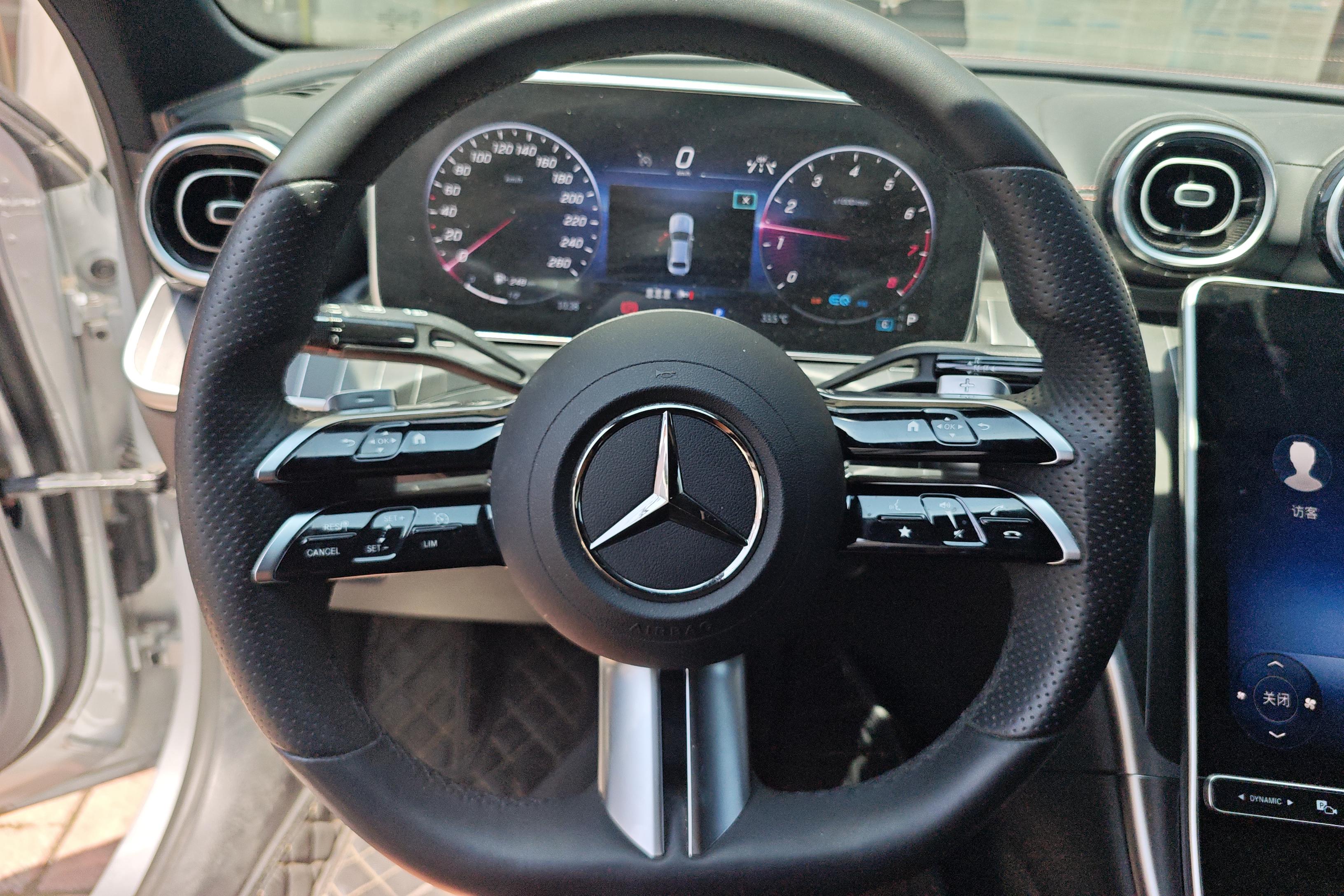 奔驰C级 C200L 2022款 1.5T 自动 改款运动版 (国Ⅵ) 